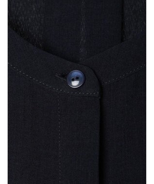 Green Parks 接触冷感　比翼ボタンチュニック Navy