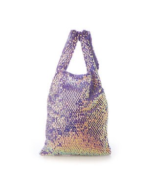 UNBILLION カシュカシュ cachecache / ゆらゆらスパンコールショッパー ラベンダー