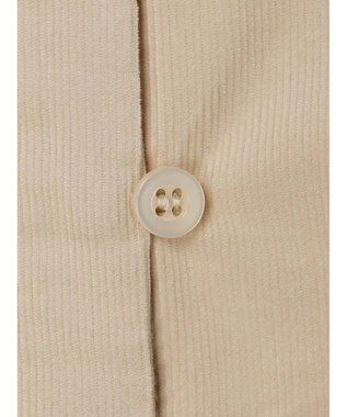 CRAFT STANDARD BOUTIQUE コーデュロイリブ付きワンピース Ivory