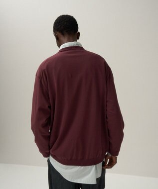 ATON FRESCA KNIT | クルーネックセーター - UNISEX BURGANDY
