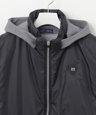 23区GOLF 数量限定！お得セット【MEN】撥水ベスト×モックネックシャツ ブラック系