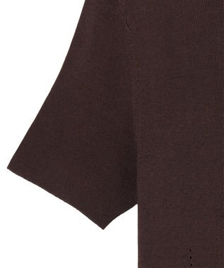 JOSEPH 【洗える】サティニーリブ　ショートスリーブニット Ebony