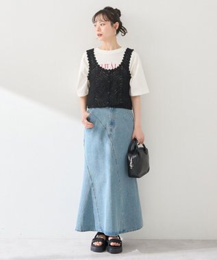 earth music&ecology クロシェビスチェ Black