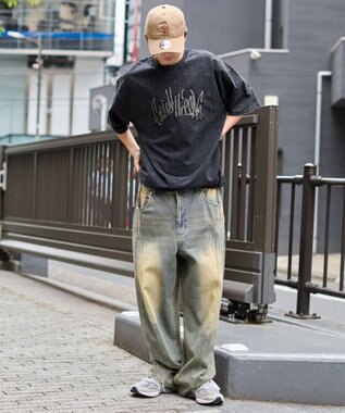 WEGO 【ユニセックス着用ITEM】ワッペンロゴドロストBIG　T（SS） ブラックその他