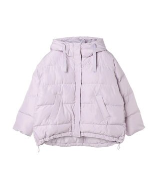 earth music&ecology フーディー中綿ブルゾン Pink