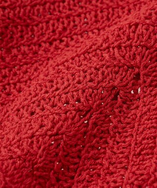 earth music&ecology クロシェビスチェ Deep Red