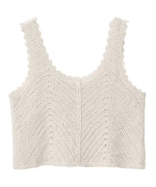 earth music&ecology クロシェビスチェ Ecru