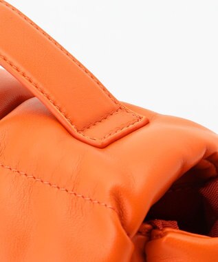 自由区 【カタログ掲載】パディングPU2WAYクラッチ バッグ オレンジ