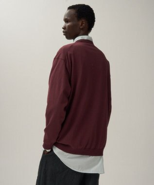 ATON FRESCA KNIT | クルーネックセーター - UNISEX BURGANDY