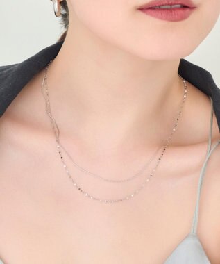 Phoebe 【金属アレルギー対応】ダブルチェーンネックレス　シルバー/サージカルステンレス シルバー