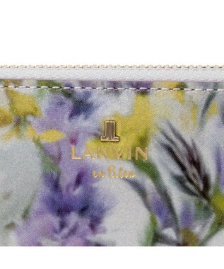 LANVIN en Bleu ヴィオレット Lファスナー長財布 ラベンダー