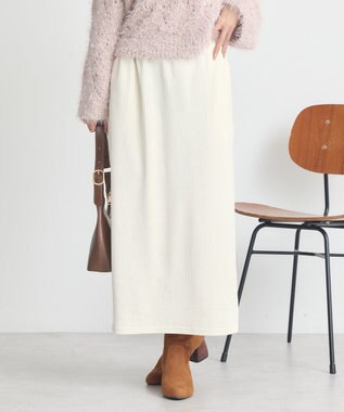 earth music&ecology コーデュロイナロースカート