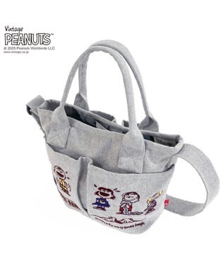 ROOTOTE 8422【スヌーピー】IP.ベビールー.ポケッツ.ピーナッツ-0C 04：ライトグレー