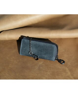 genten コルサ 小銭キーケース ブルーグレー