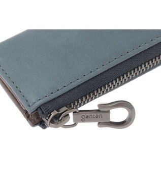 genten コルサ 小銭キーケース ブルーグレー
