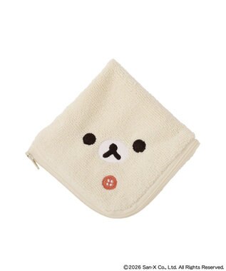 earth music&ecology 【予約】リラックマ×earth 2wayジップハンカチ B