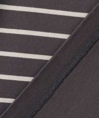 J.PRESS LADIES L バスクボーダー カットソー スレートベース系