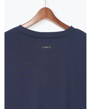 Te chichi プレート付き裏毛PO ネイビー