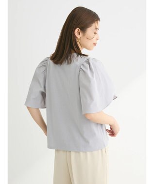 Green Parks ・ＳＵＧＡＲ　ＳＰＯＯＮ　チューリップスリーブＴＥＥ Light Gray