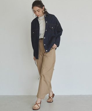 WEGO 【ANGIE VINTAGE】ビッグシルエットデニムジャケット / オーバーサイズGジャン ネイビー
