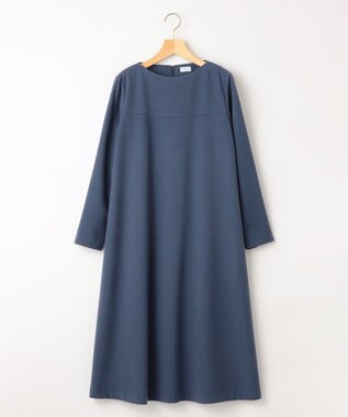 組曲 バックプリーツ ワンピース ブルー系