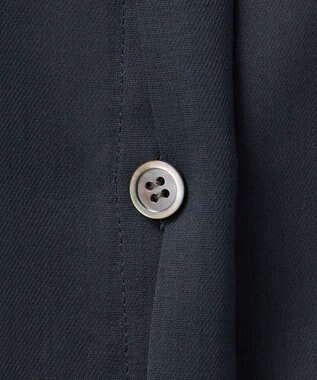 23区 【GOLD LABEL】シアーコットン ラッフル襟 ブラウス ダルブルー系