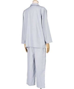 ワコール／睡眠科学 パジャマ 綿100%(本体) 布帛素材 長袖 長ズボン メンズ YGX589 睡眠科学／ワコール コン