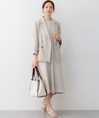 組曲 S 【先行予約】ライトリネンライク ワンピース ベージュ系