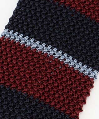 J.PRESS MEN レジメンタルニットタイ ワイン系2