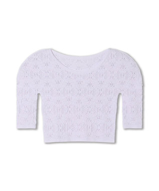 Chacott 【ノーソーイングニット】ジュニア ノーソーイングショートトップ