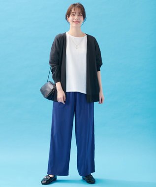 ANY トッパーニットカーディガン チャコール