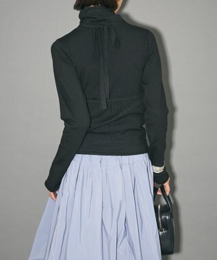 Green Parks ハイネックニット＋カシュクールニット Black