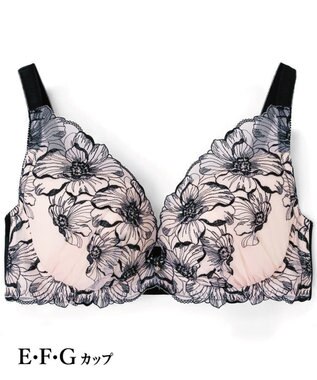 San-ai Resort（三愛水着楽園） エレガントコレクション【2409】単品ブラEFGカップ 【northerly】 ブラック