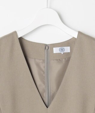 J.PRESS LADIES L ツムギートflannel ジャンパースカート ベージュ系