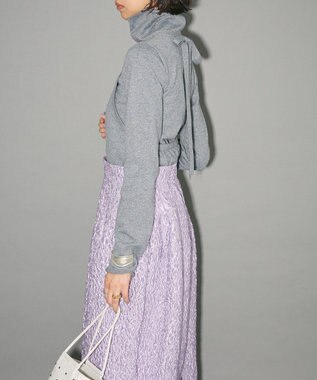 Green Parks ハイネックニット＋カシュクールニット Gray