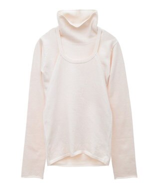 Green Parks ハイネックニット＋カシュクールニット Off White