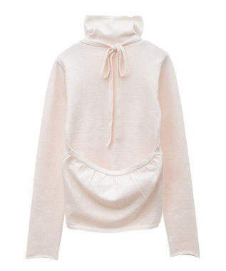 Green Parks ハイネックニット＋カシュクールニット Off White