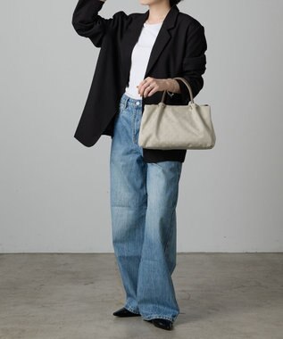 russet ナイロン三層2WAYミニトートバッグ(CE-1580) Ecru