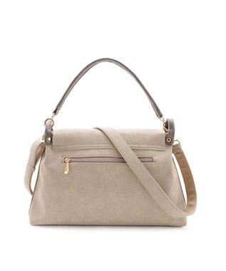 MioFIRANO バックル付きフラップトートバッグ 2WAY　FIRANO フィラノ GRAY