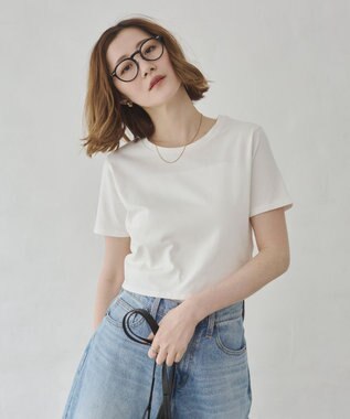 WEGO 【7色/SMLサイズ展開】コンパクトフィットT ホワイト