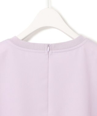 ICB 【新色追加・接触冷感・UVケア・速乾・洗える】 FluidBackSatin Tブラウス パールグレー系［WEB限定］