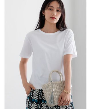 Te chichi ミニマルネックTシャツ