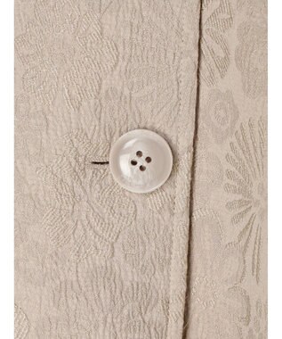 Green Parks ・ＥＬＥＮＣＡＲＥ　ＤＵＥ　ジャカードステンカラーコート Beige