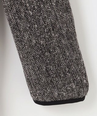 JOSEPH ABBOUD 【リバーシブル】ツィーディーフリースリバーシブル ブルゾン ブラック系