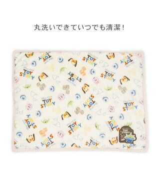 PET PARADISE ディズニー トイストーリー 遠赤外線 ボア マット 《総柄》 オフホワイト