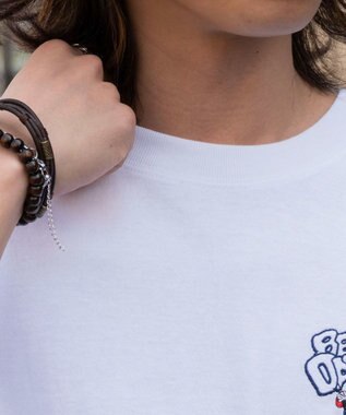 WEGO 【ユニセックス着用ITEM/SMLサイズ展開】別注BENDAVISワンポイントT（SS） ホワイト