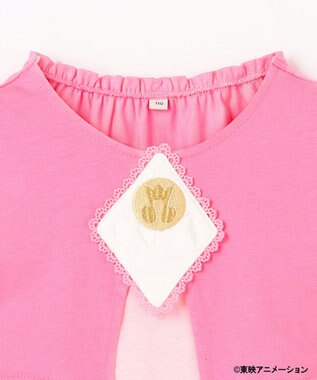 ANY KIDS 一部受注生産【も～っと！おジャ魔女どれみ×any FAM】魔女見習い服風ワンピース どれみ（ピンク）