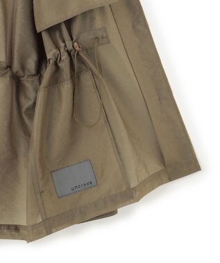 uncrave シアーオーガンジー ミリタリーブルゾン カーキベージュ