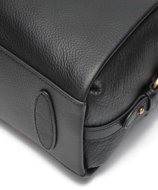 style code [Lyrss]牛革　ボストンバッグ ブラック