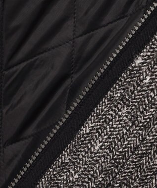 JOSEPH ABBOUD 【リバーシブル】ツィーディーフリースリバーシブル ブルゾン ブラック系